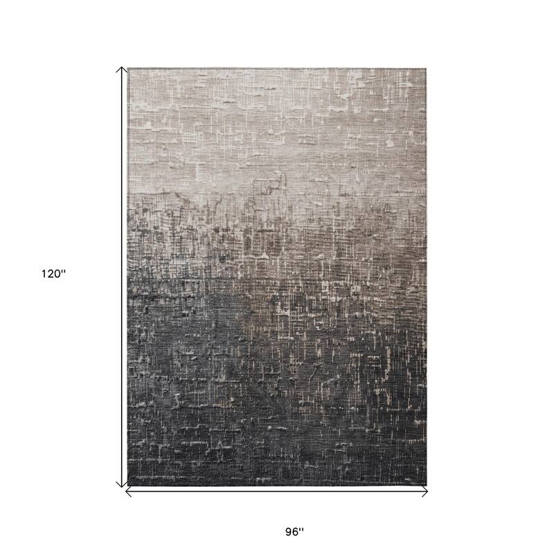HomeRoots Ombre Transitional Rectangle Outdoor Rug