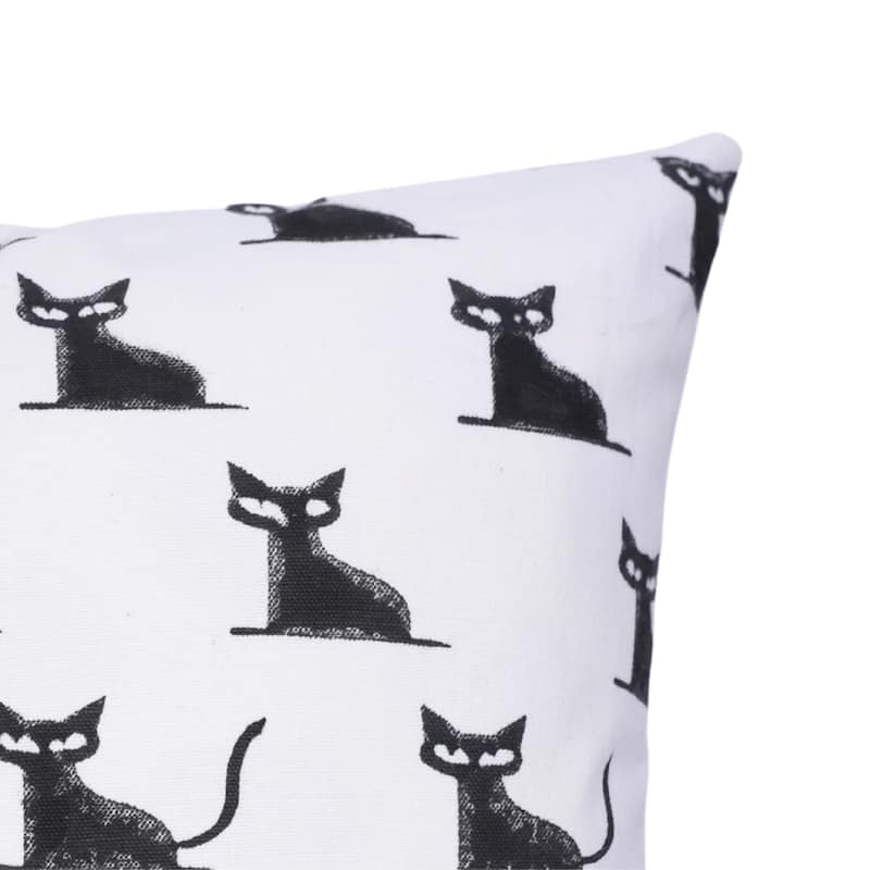 Fabdivine Handmade Block Print Cotton Green Pillow Cover, Pumpkin