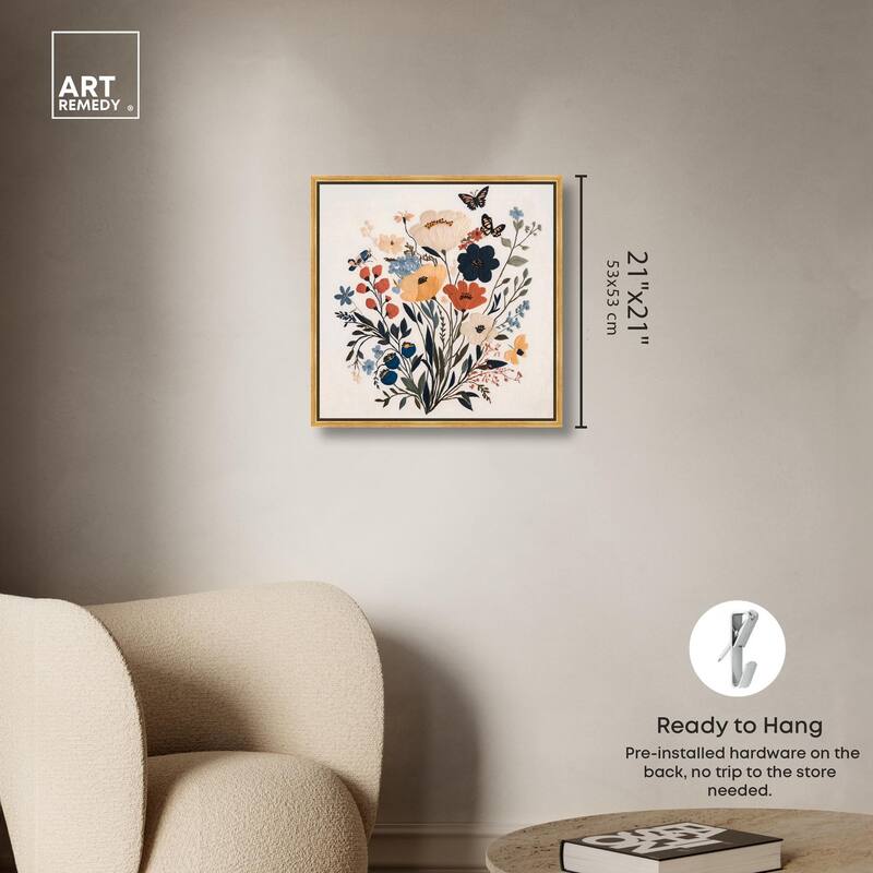 Garden of Threads I Canvas by Art Remedy