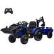 preview thumbnail 17 of 18, 3 in 1 Ride on Tractor, 24V Ride on Excavator with Remote Control Blue