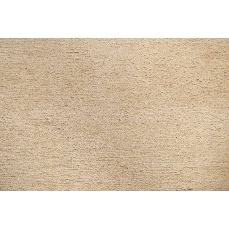 Neutral Gabbeh Kashkoli Oriental Runner Rug Wool Hand-knotted Carpet - 2'7" x 9'3"