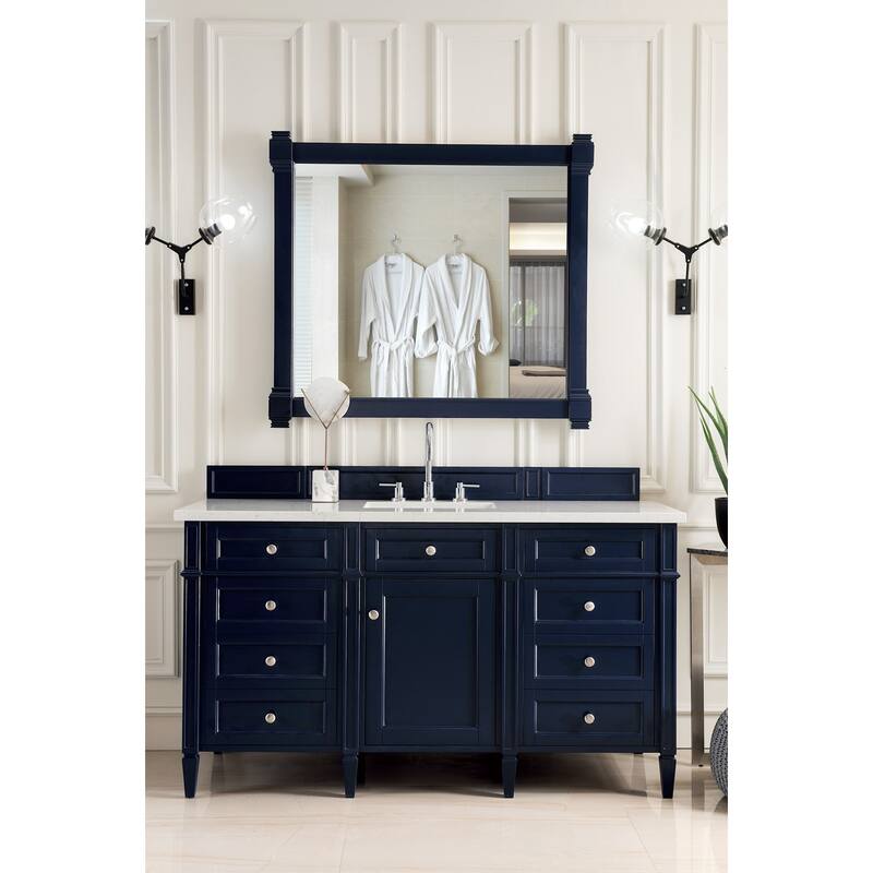 James Martin Vanities 650-V60S-FEJP Brittany 60" Free Standing Single