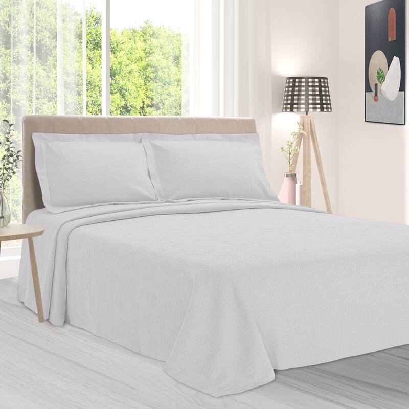 Superior Paisley Cotton Decorative Bedspread Set