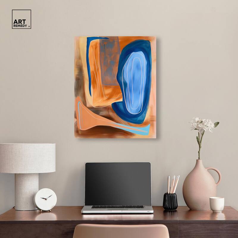 An Abstract Oil I Canvas by Art Remedy, Gallery Wrapped