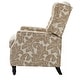 preview thumbnail 59 of 63, HULALA HOME Damaris Mid-Century Modern Manual Pushback Recliner with Wingback Design Set of 2