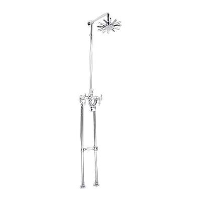 Clawfoot Tub Faucet Freestanding Riser Shower Chrome Renovators Supply