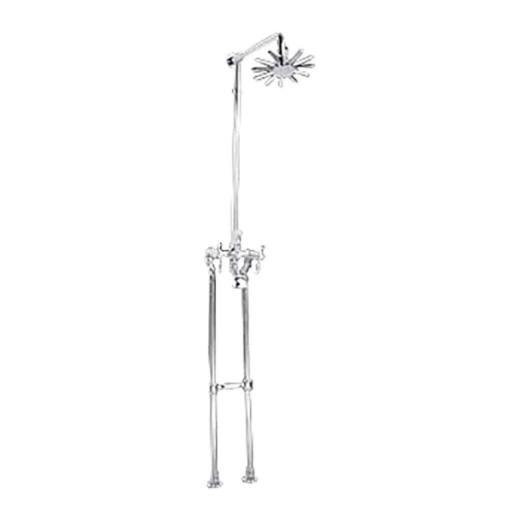 Clawfoot Tub Faucet Freestanding Riser Shower Chrome Renovators Supply
