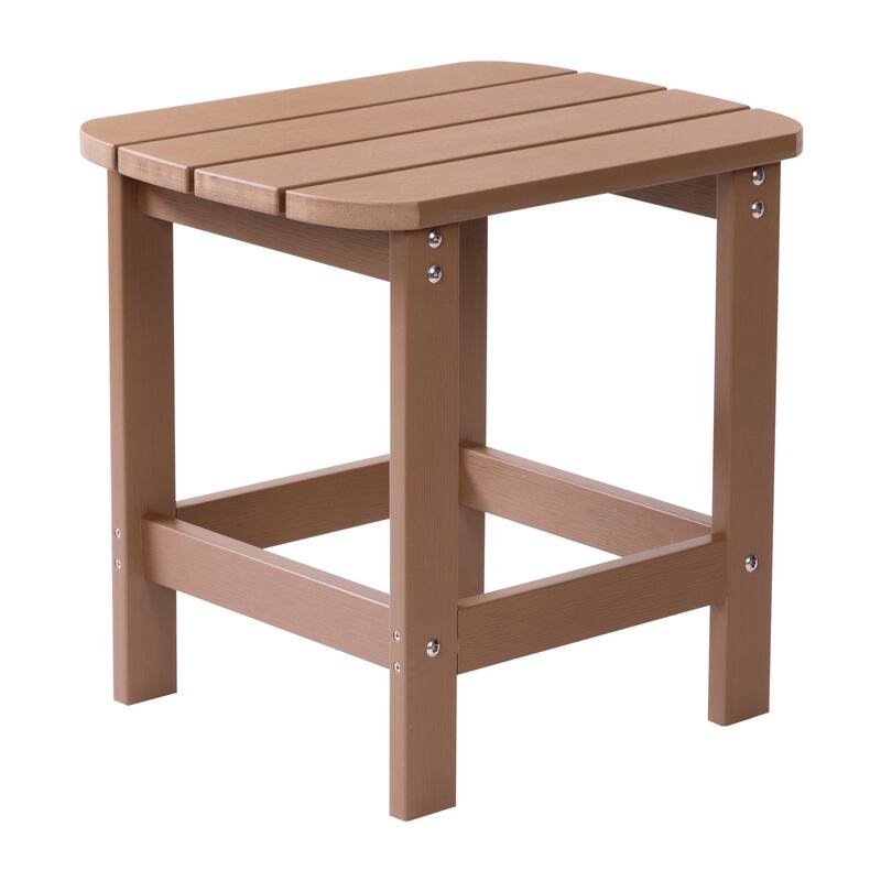 All-Weather Poly Resin Adirondack Side Table - Patio Table