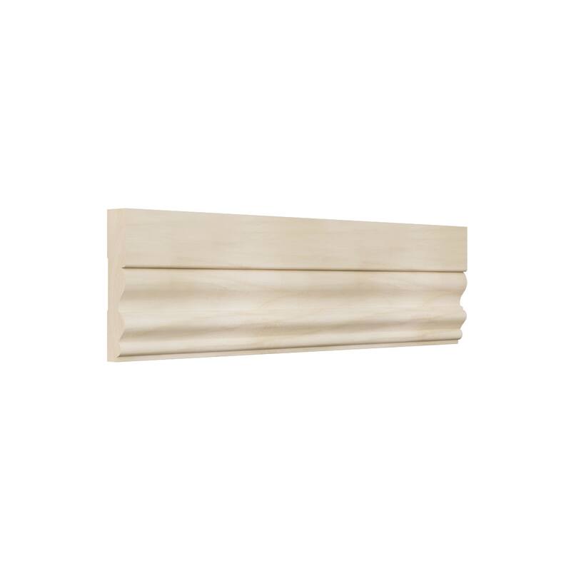 VICC 11/16-in D x 3-1/2-in W x 96-in L Americraft Solid Hardwood Stain Grade Victorian Casing Moulding