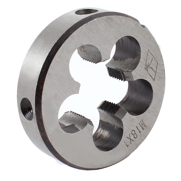 Steel 45mm Outside Diameter Metric M18 Screw Thread Round Die Tool