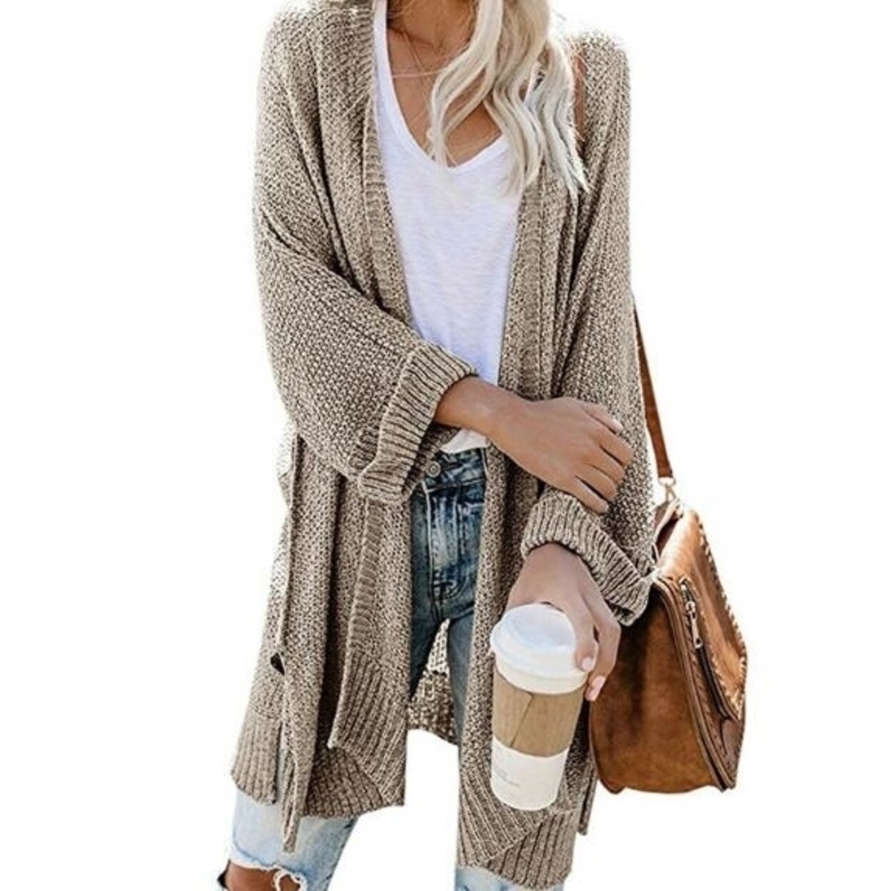 womens casual cardigan