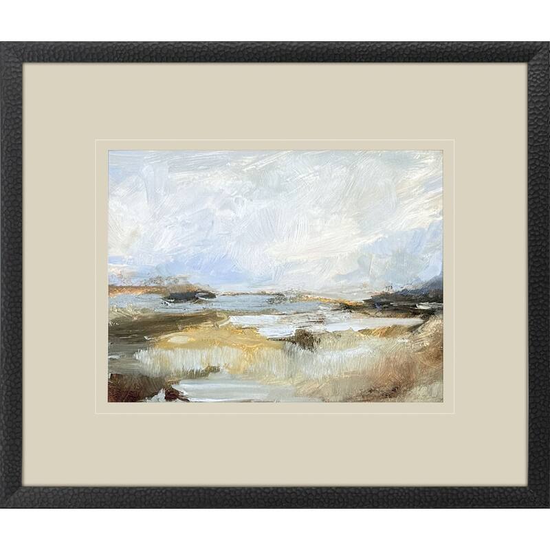 Paragon Smudged Coastline II Framed Art