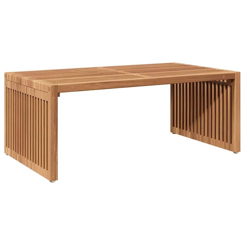 vidaXL Garden Side Table Brown Solid teak wood