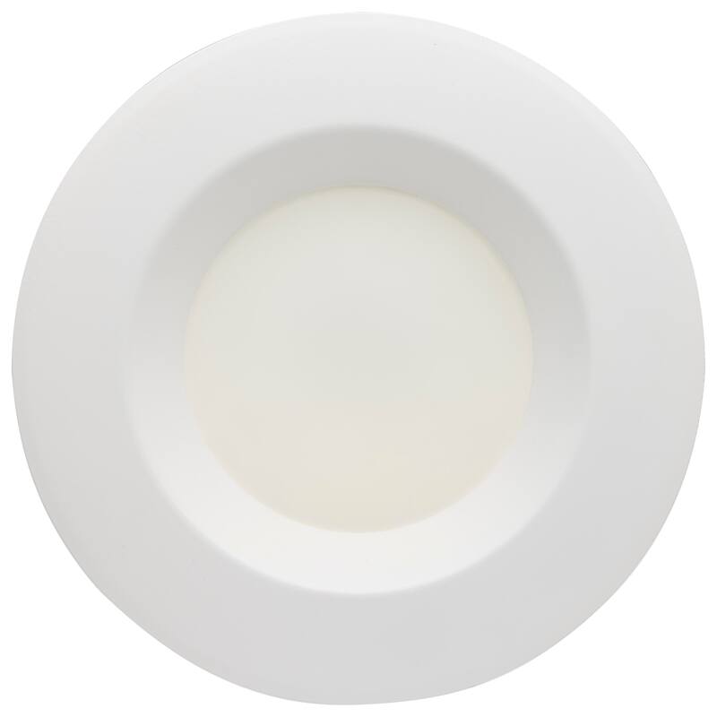 12.5 Watt LED Downlight Retrofit 5-6" 5000K 120 Volts Dimmable White Finish