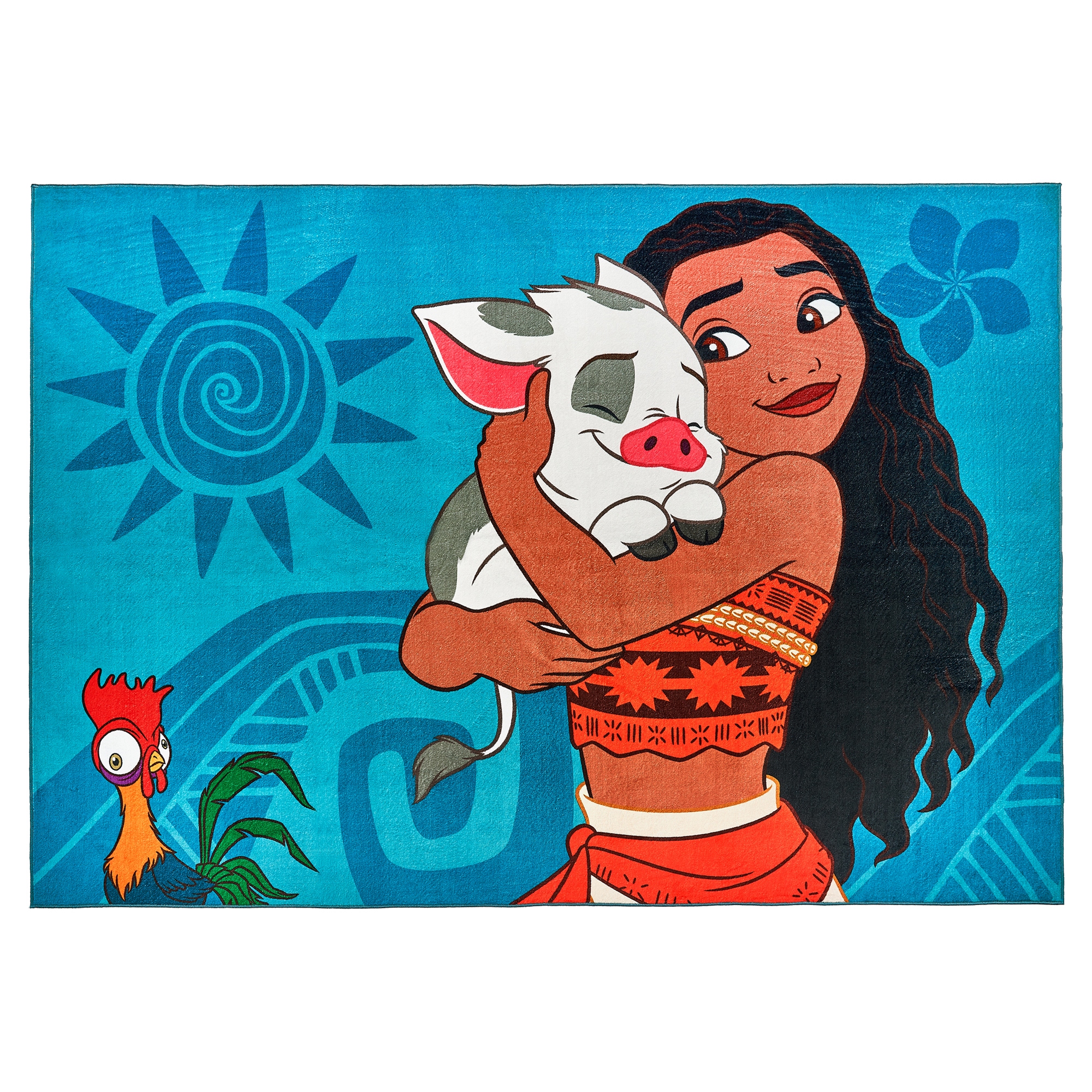 Licensed Disney Moana Pua HeiHei Modern Hawaiian Character Printed