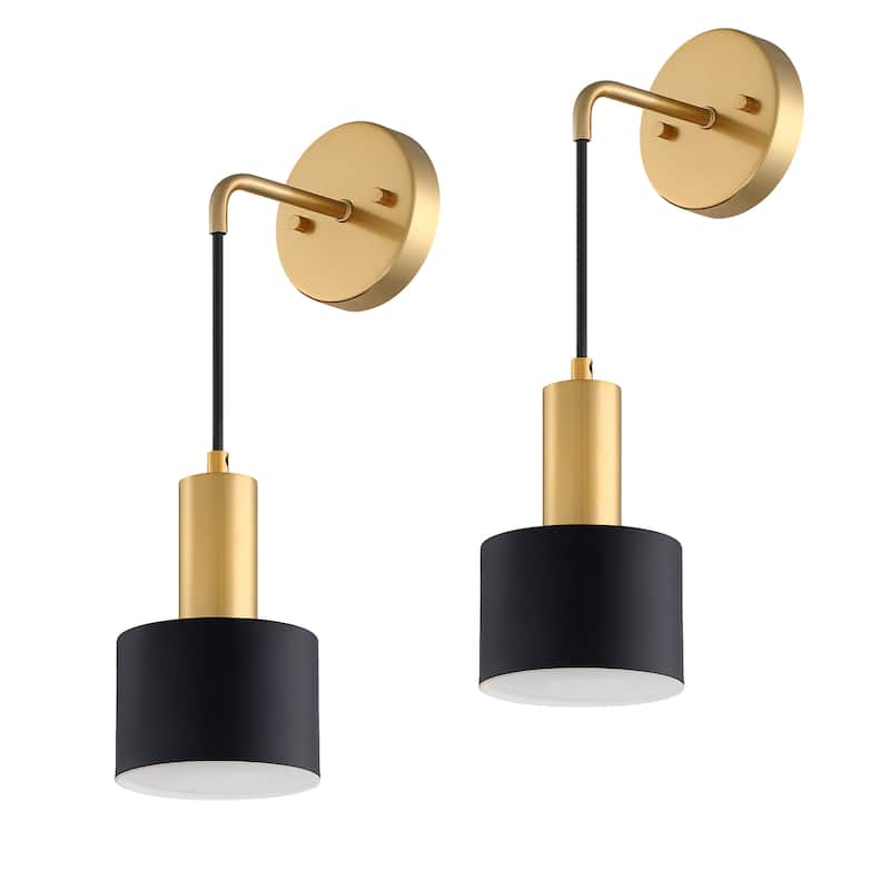 2Pack 13 RGB Wireless Wall Lamp Battery Operated with Remote - RGB-2Piece