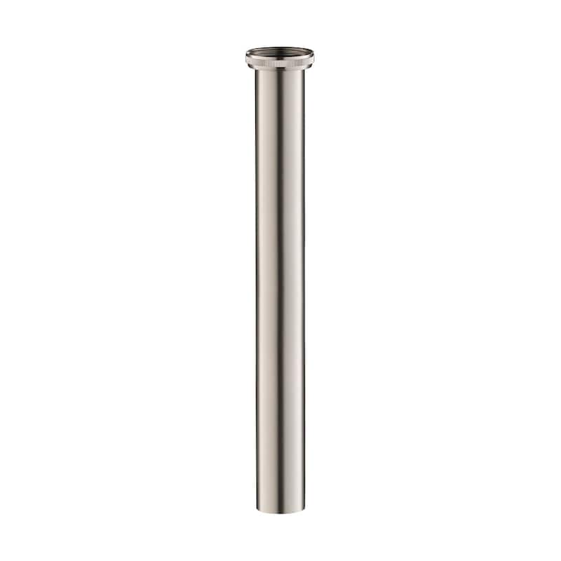 Kibi Bathroom Sink Tailpiece 1-1/4" x 12" - Brushed Nickel