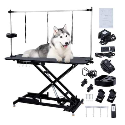 48" Hydraulic Dog Grooming Table Height Adjustable