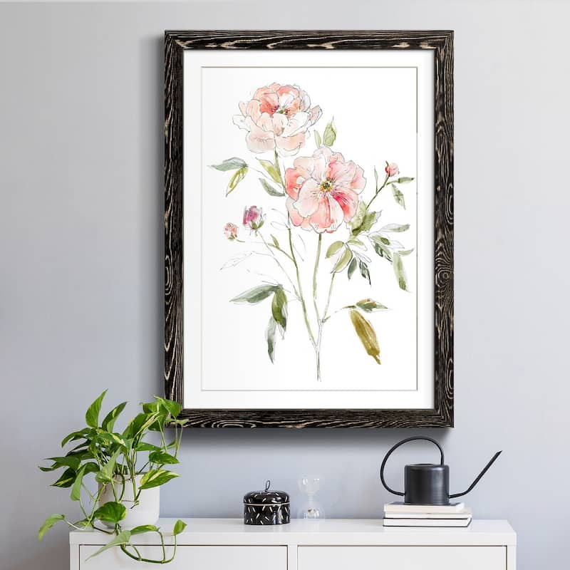 Sketchbook Cottage Rose I-Premium Framed Print - Ready to Hang