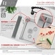 preview thumbnail 21 of 31, STYLISH 25 inch Stainless Steel 16G Workstation Undermount Kitchen Sink - 25" x 19" x 10"