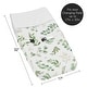 preview thumbnail 5 of 4, Floral Leaf Collection Girl Changing Pad Cover - Green and White Boho Watercolor Botanical Woodland Tropical Garden