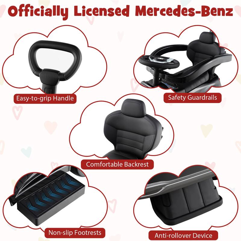 Gymax 3-in-1 Toddler Push Car w/Adjustable Canopy Under Seat Storage