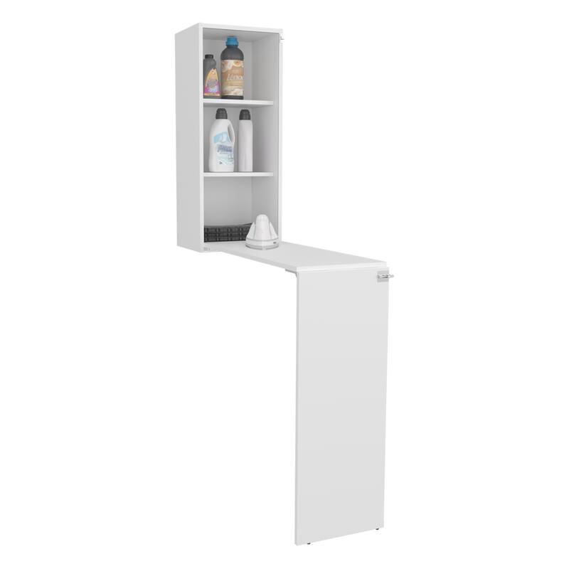 Folding Table, 3 Shelves with durable Construction for long-lasting functionality and stability,FSC Certified CPSIA Compliant