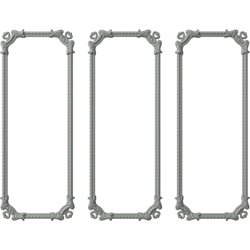 Devon Rope Panel Moulding Kit - 28"W x 72"H - Triple Pack