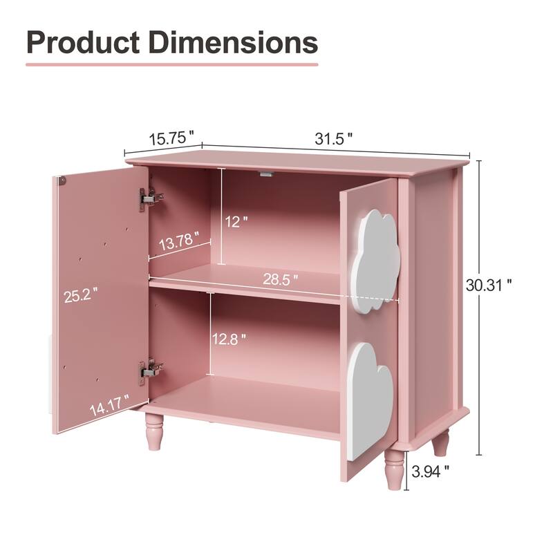 Sideboard Buffet Cabinet Kitchen Cabinet With Removable Shelves