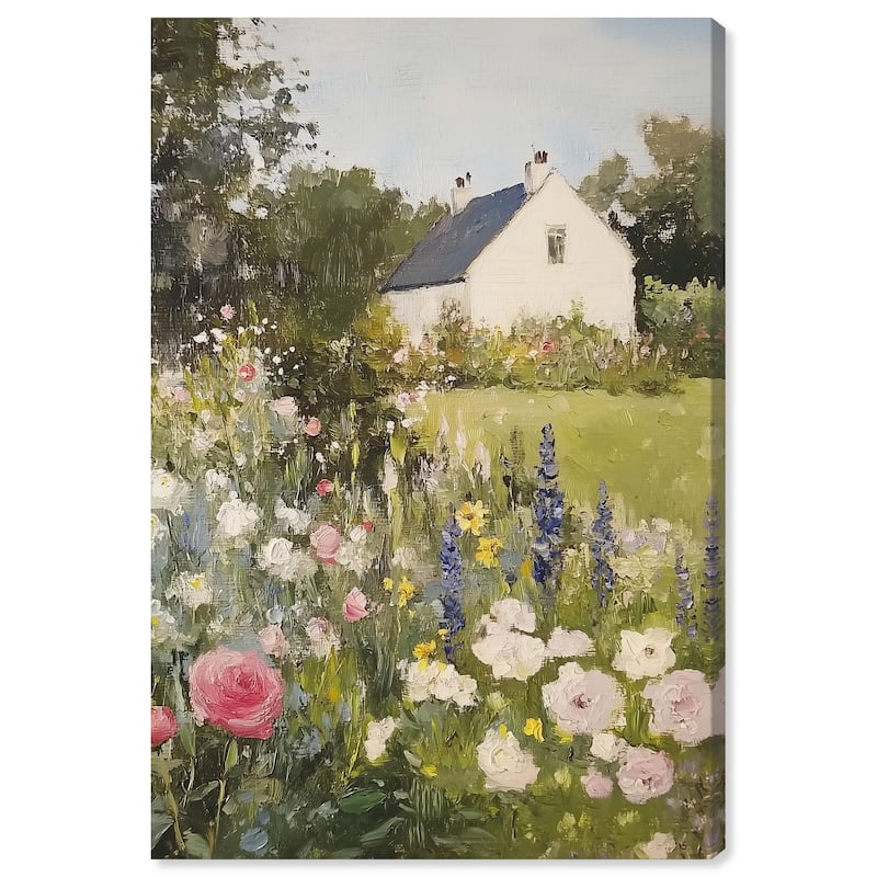 Floral Farmhouse II Canvas by Art Remedy, Gallery Wrapped - 24" x 36"