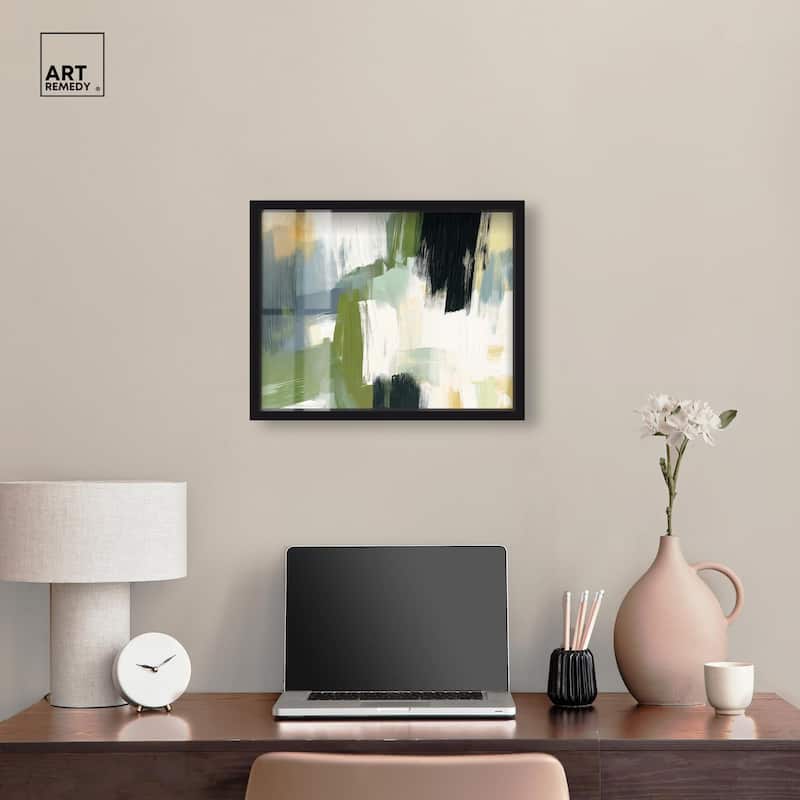 Moss Layers I Shadowbox by Art Remedy