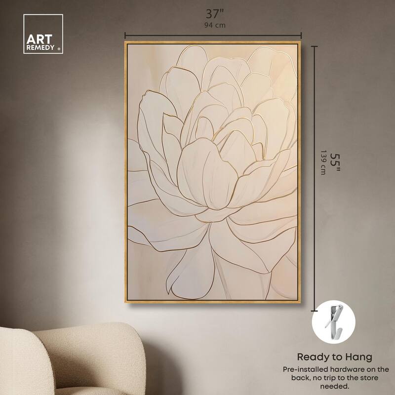 Sculpted Shards I Canvas by Art Remedy