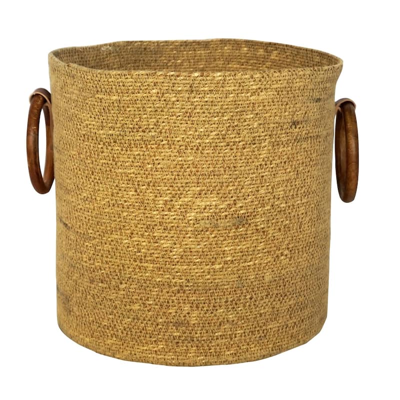 Seagrass Basket w/ Handles 12"Dia