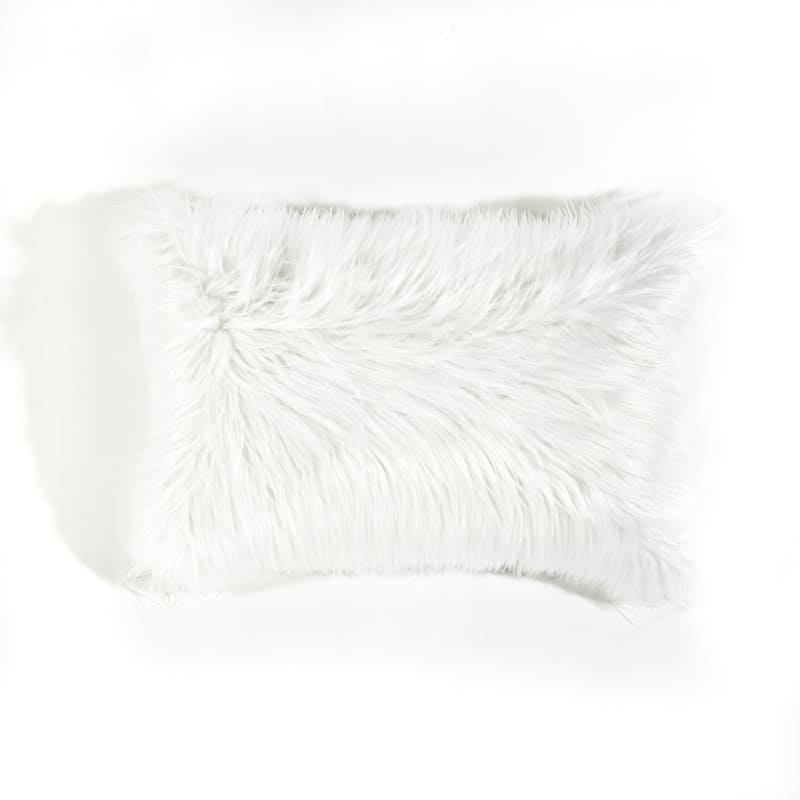 Lush Decor Mongolian Luca Faux Fur Decorative Pillow Cover