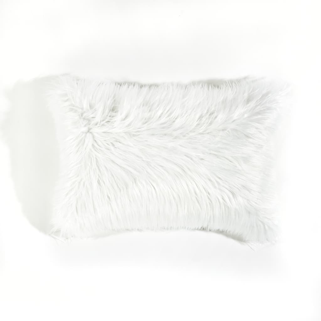 Lush Decor Mongolian Luca Faux Fur Decorative Pillow Cover