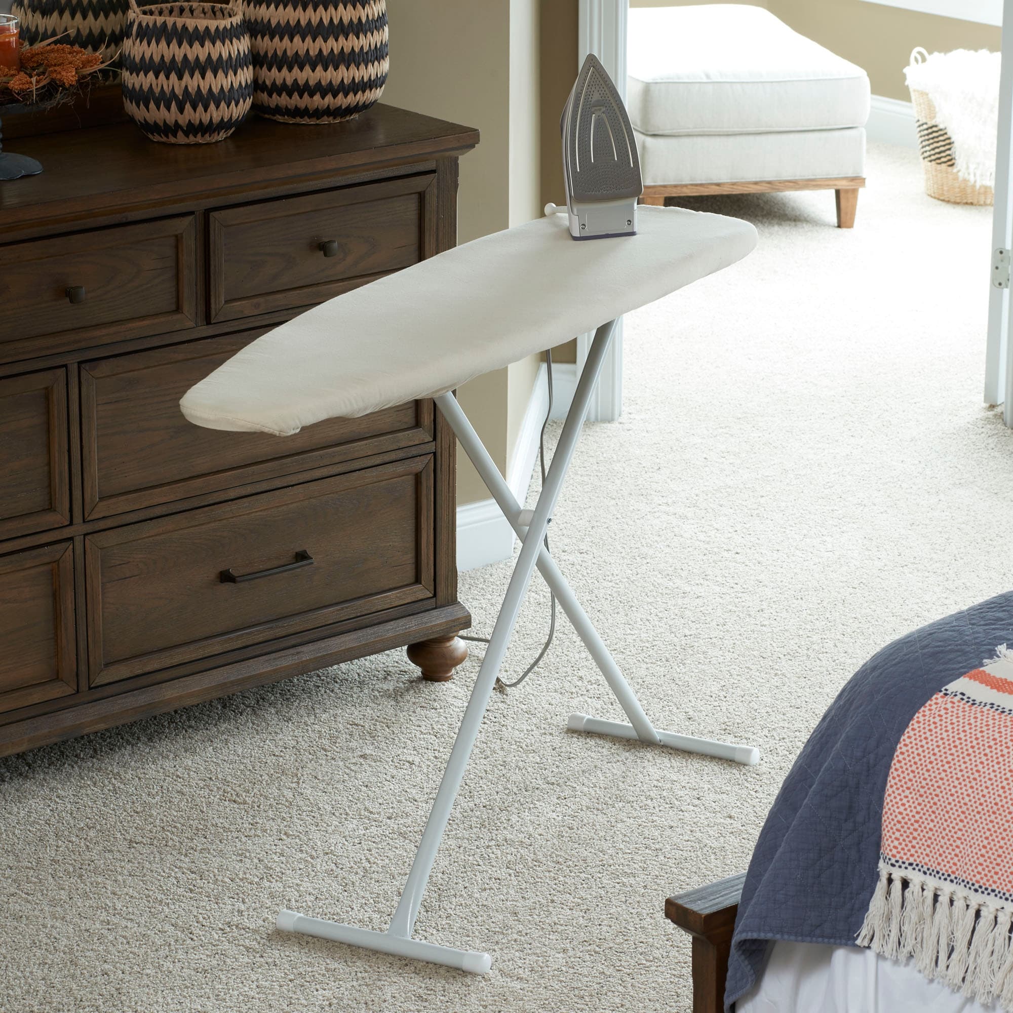Universal Ironing Board Cover and Pad - 55.5"L x 19.5"W x 0.0"H