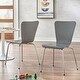 preview thumbnail 3 of 16, Simple Living Pisa Kids Chair (Set of 2) Charcoal Grey