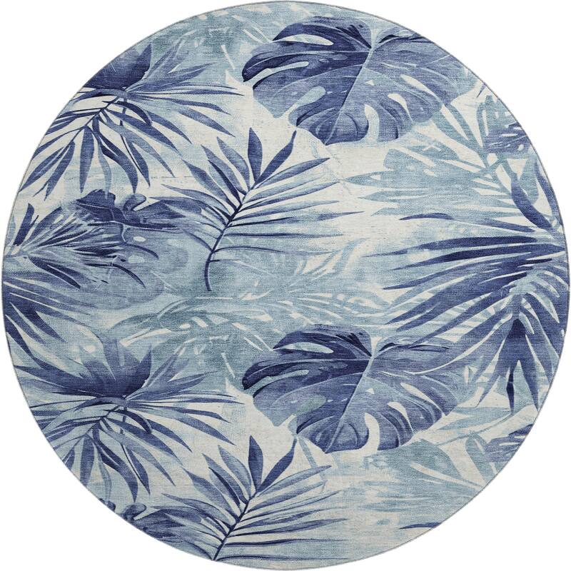 Premium Washable Super Soft Tropical Floral Mayfield Rug
