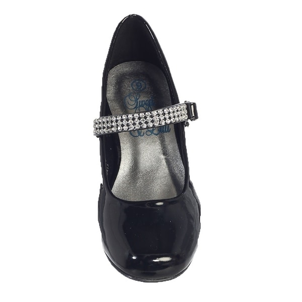 black rhinestone dress shoes