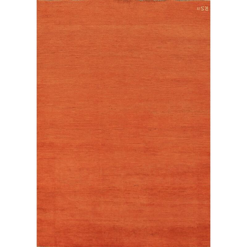 Tribal / Modern Gabbeh Area Rug Hand-Knotted Wool Carpet - 4'9" x 6'7"