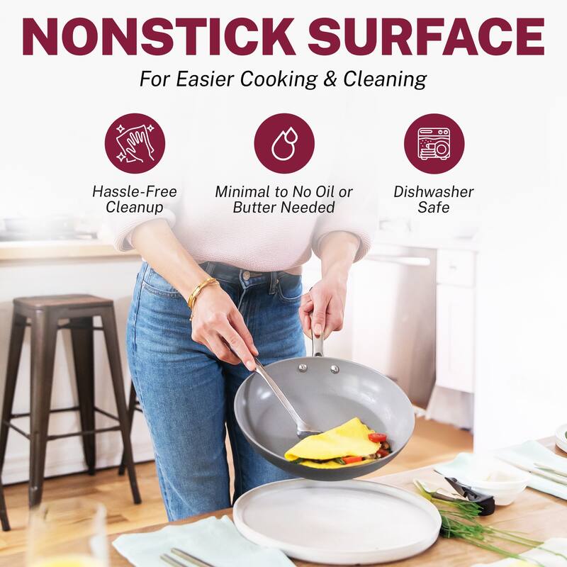 Granitestone Pro Hard Anodized 13 Piece Grey Nonstick Cookware Set