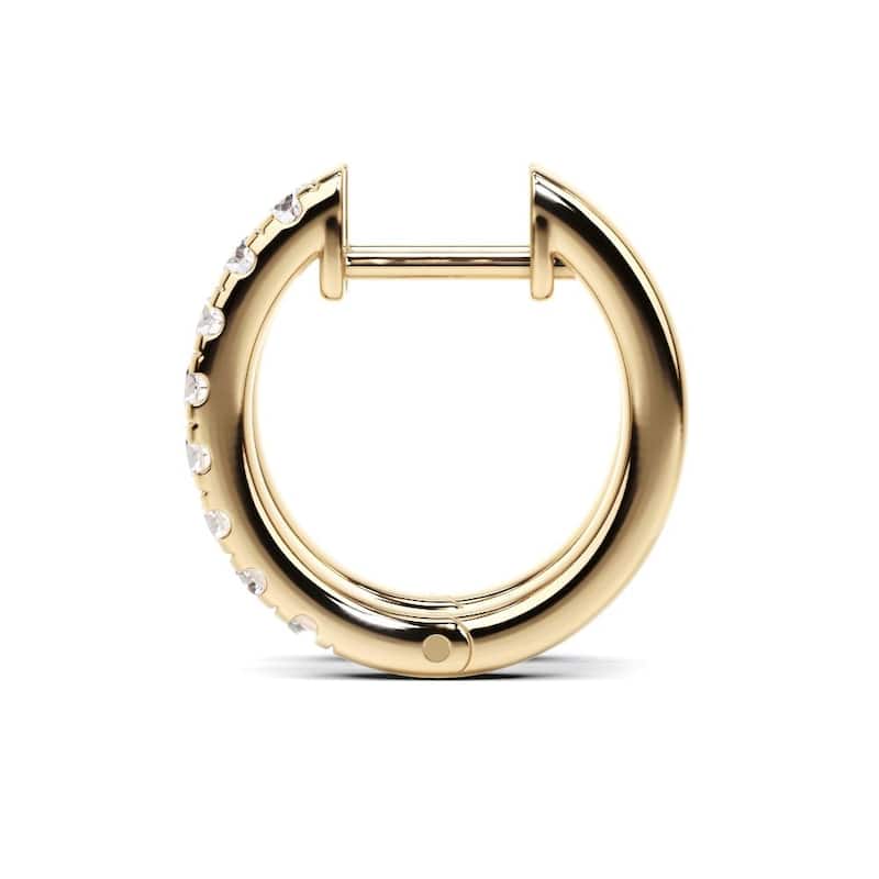 Vault Classics 0.33ct TW Natural Diamond Hoop Earrings (I VS2)