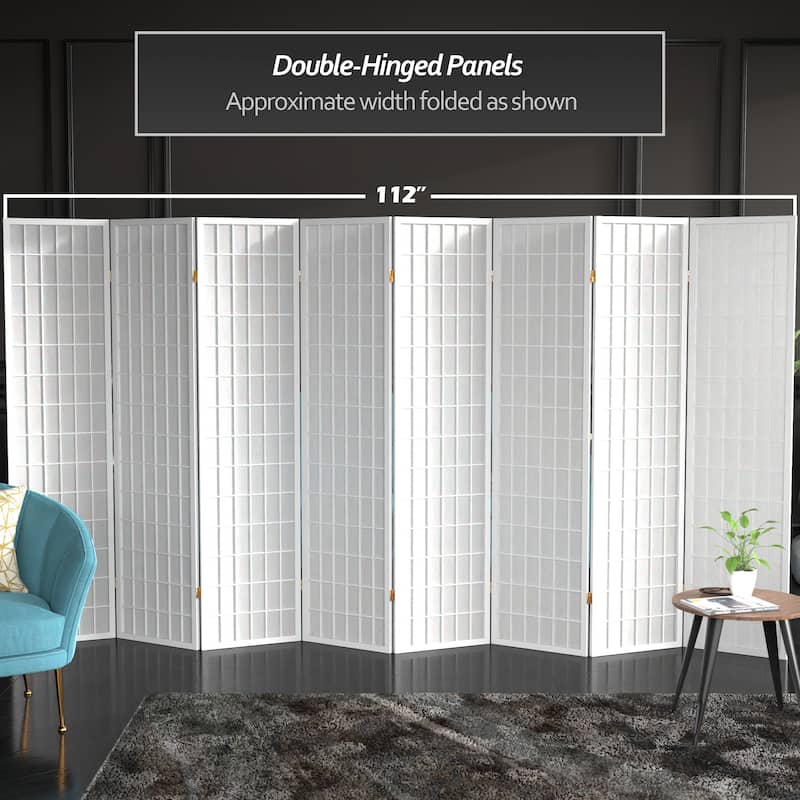 Wood and Rice Paper Windowpane Shoji Screen (China)