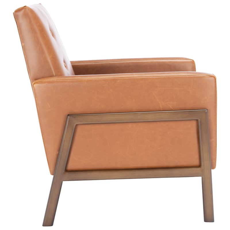 SAFAVIEH Roald Mid-Century Modern Sofa Accent Chair - 29" W x 29" L x 33.5" H