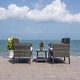 preview thumbnail 34 of 52, SAFAVIEH Outdoor Aboka 4-Piece Conversation Patio Set