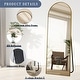 preview thumbnail 15 of 30, Metal Arch Full Length Mirror Floor Mirror Wall-Mounted