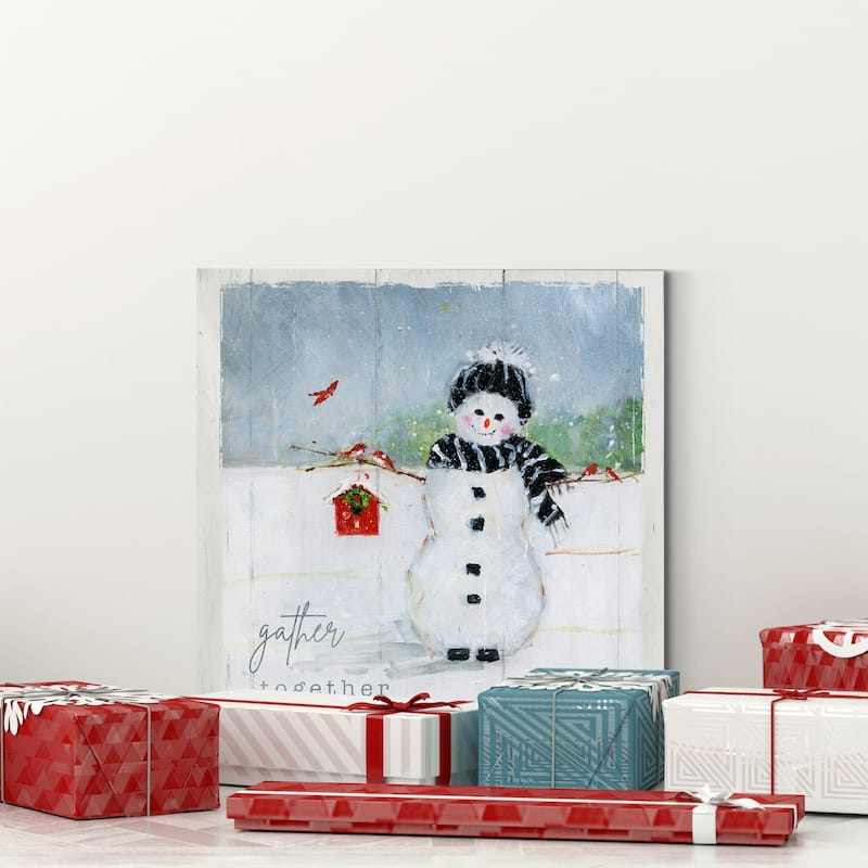 Winter Days-Premium Gallery Wrapped Canvas - Ready to Hang