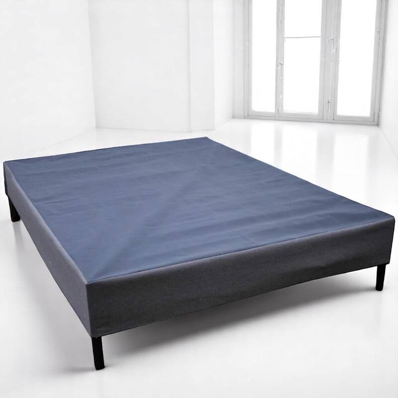 Queen/Full/Twin Metal Platform Bed Frame with Built-In Box Spring, Heavy-Duty Foundation, 1000 lb Capacity