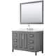 Option Dark Gray / White Quartz Top / Polished Chrome