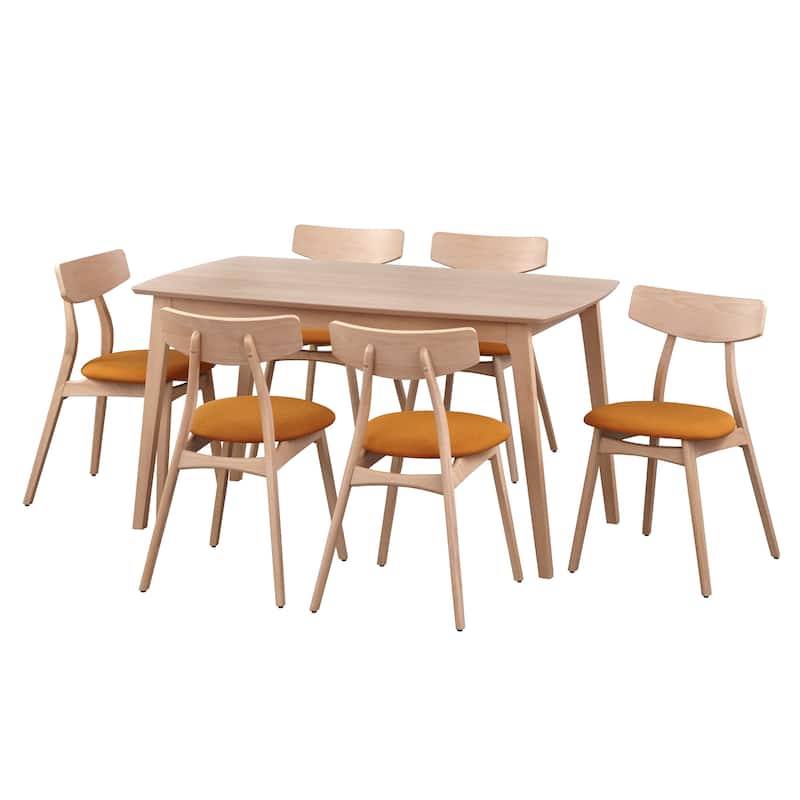 Simple Living Solid Beechwood Cadiz 7-piece Dining Set